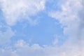 Sky blue background. Natural background.sky with clouds and sunlight