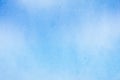 Sky blue colors gradient watercolor paint on old paper Royalty Free Stock Photo