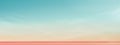 Sky blue pastel with orange, peach,light green by the sea,Vector nature cloud sky landscape with Sunset in evening,Horizon Sunrise