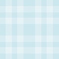 Sky blue Plaid Tartan Checkered Seamless Pattern Royalty Free Stock Photo