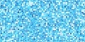 Sky blue swimming pool mosaic tile seamless pattern Royalty Free Stock Photo