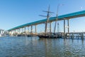 Sky Bridge in Fort Myers Beach, Florida, USA Royalty Free Stock Photo