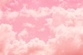 Sky cloud pink love sweet love color tone for wedding card background