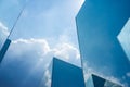Sky cloud reflection on mirror Royalty Free Stock Photo