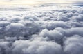 Sky and Cloud Top view from airplane window Royalty Free Stock Photo