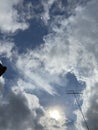 Sky cloudiness blue rain nature open outdoor sun sunshine look up white cloud nimbus