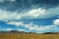 Sky and clouds above the plateau Royalty Free Stock Photo
