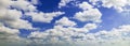 Sky clouds background. Cumulus clouds in blue sky. white whispy clouds and blue sky cloudscape. Freedom concept Royalty Free Stock Photo