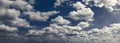 Sky clouds background. Cumulus clouds in blue sky. white whispy clouds and blue sky cloudscape. Freedom concept Royalty Free Stock Photo