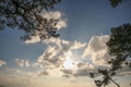 Sky and clouds background,sunlight nature Royalty Free Stock Photo