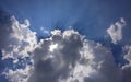 Sky clouds ,Blue sky ,sun ,clouds ,Low angle view