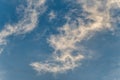 Sky Clouds Blue Wispy Cirrus White Nature Landscape