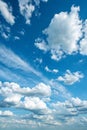 Sky with clouds Royalty Free Stock Photo