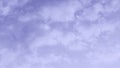 Sky with clouds colored in trendy violet color.