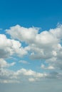 The sky and clouds of the day Royalty Free Stock Photo