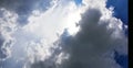 Sky with clouds before the rain comes Royalty Free Stock Photo