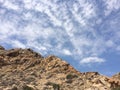 Sky, clouds and mountain