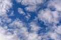 Sky clouds pattern background Royalty Free Stock Photo