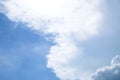 Sky with clouds before the rain comes Royalty Free Stock Photo