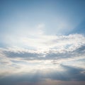 Sky clouds sunlight isolated on transparent background Royalty Free Stock Photo