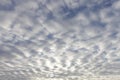 Sky with clouds at sunset with rays of sun Royalty Free Stock Photo