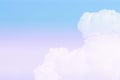 Sky and cloudy with beautiful pastel colors background.Soft cloud in the sky. Royalty Free Stock Photo