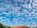 Sky is Cloudy Like a Cotton Balls, Below is The Roof