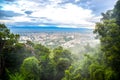 The sky and the could on mountain in forest so beautiful townview Royalty Free Stock Photo