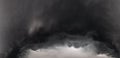 Sky and dark storm clouds, panorama Royalty Free Stock Photo