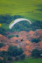 Sky diving parachute paragliding paralayang