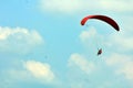 Sky diving parachute paragliding paralayang