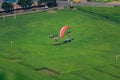 Sky diving parachute paragliding paralayang