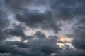 Sky with dramatic clouds