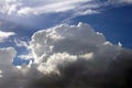 SKY AND DRK CLOUDS Royalty Free Stock Photo