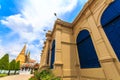 The sky at the Emerald Buddha Temple Royalty Free Stock Photo