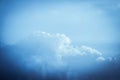 Cloud  background  with cloud on the sky and evening time. Royalty Free Stock Photo