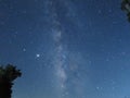Sky Filled with Stars and Milky Way Royalty Free Stock Photo