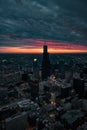 Sky fire - Chicago Royalty Free Stock Photo