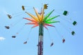 Sky Flyer Ride at the OC Fair Royalty Free Stock Photo