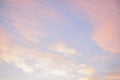 Pink and blue pastel sky Royalty Free Stock Photo