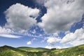 Sky and hills landscape