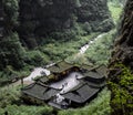Sky hole ground fissure in Wulong, Chongqing