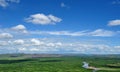 Sky on the on the inner mongolian wetlands