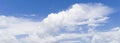 Sky with layers of clouds. Blue sky and puffy clouds. Cloudscape view full of natural light. Cloud patterns. Open sky. Cloudy sky Royalty Free Stock Photo
