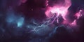 Sky Lightning Coming Out Red Purple Palette Panel View Full Body Zed Turbulence Thunders Birthday Painting Rain Aesthetic Windy