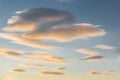 Sky nature lenticular cloud landscape sunset color weather outdoor natural Royalty Free Stock Photo