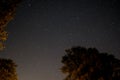 Sky at night - landscape at night, clear sky and many stars Royalty Free Stock Photo