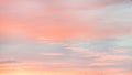 Sky in the pink and blue colors. effect of light pastel colored of sunset clouds cloud on the sunset sky background Royalty Free Stock Photo