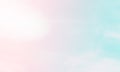 Sky Pink Blue Pastel Cloud Sunset Beautiful Background Gradient Bright Fantasy Royalty Free Stock Photo