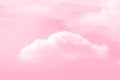 Sky Pink, Sky clouds in love feel color pink background valentine Royalty Free Stock Photo